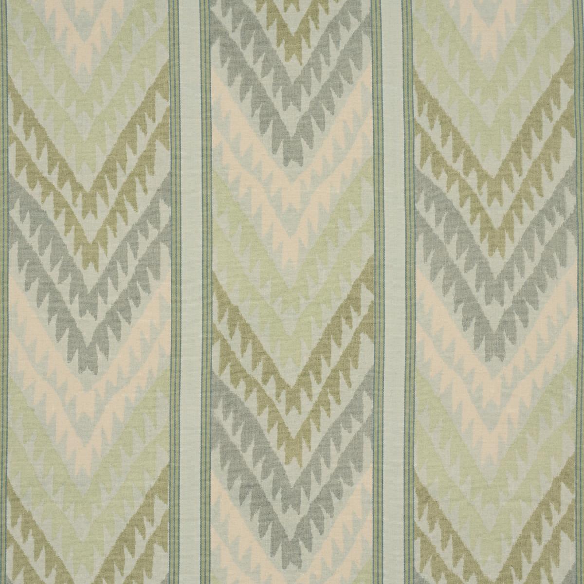 Schumacher Shabba Warp Print Leaf Fabric