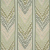 Schumacher Shabba Warp Print Leaf Fabric