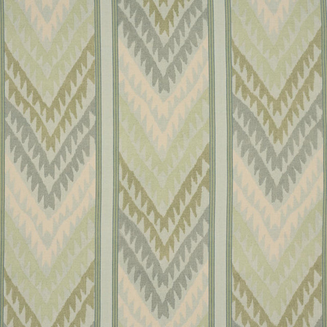 Schumacher Shabba Warp Print Leaf Fabric