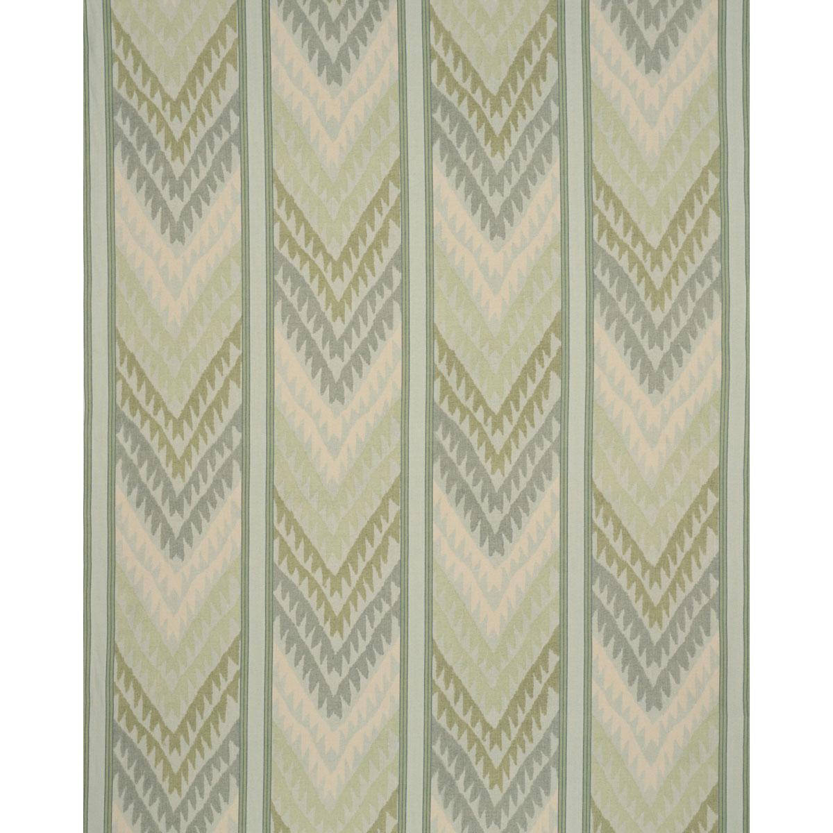 Schumacher Shabba Warp Print Leaf Fabric