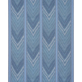 Schumacher Shabba Warp Print Blues Fabric