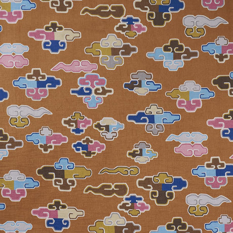 Schumacher In Dreams Velvet Persimmon Fabric