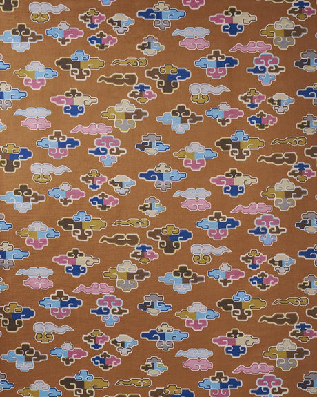 Schumacher In Dreams Velvet Persimmon Fabric
