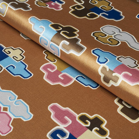 Schumacher In Dreams Velvet Persimmon Fabric