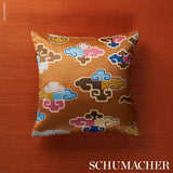 Schumacher In Dreams Velvet Persimmon Fabric