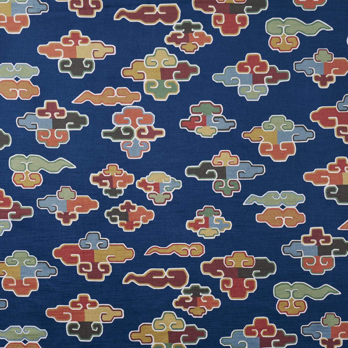 Schumacher In Dreams Velvet Midnight Fabric