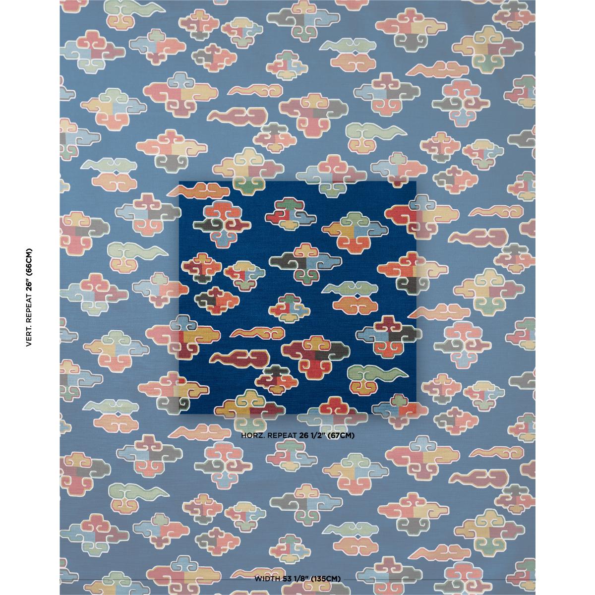 Schumacher In Dreams Velvet Midnight Fabric