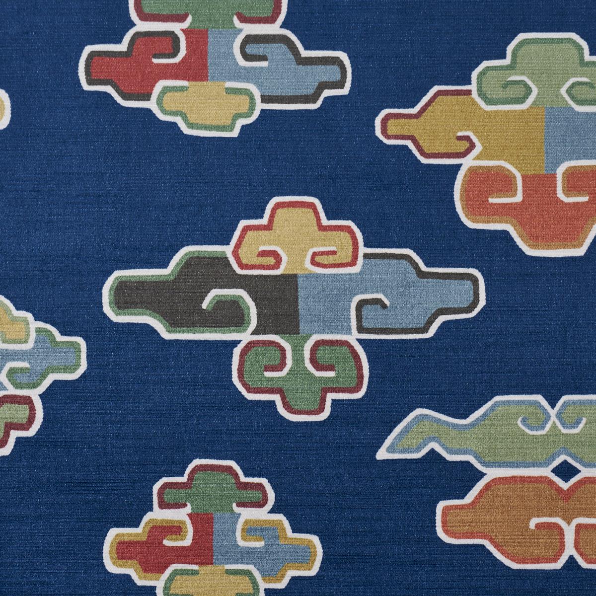 Schumacher In Dreams Velvet Midnight Fabric
