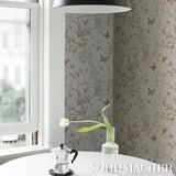 Schumacher Birds & Butterflies Spring Wallpaper