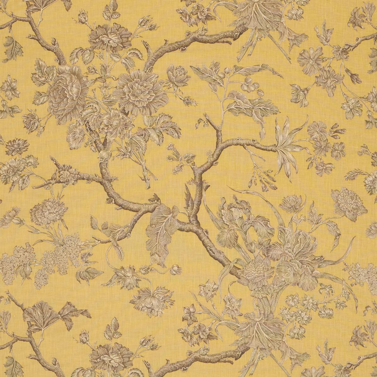Schumacher Inverness Garden Buttercup Fabric
