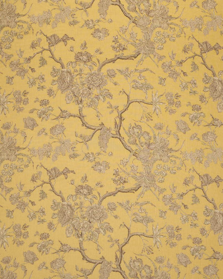 Schumacher Inverness Garden Buttercup Fabric