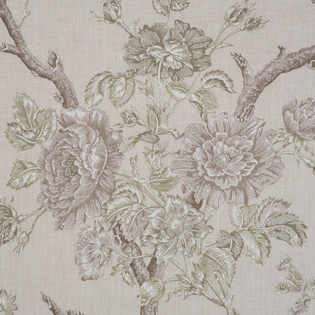 Schumacher Inverness Garden Ivory Fabric