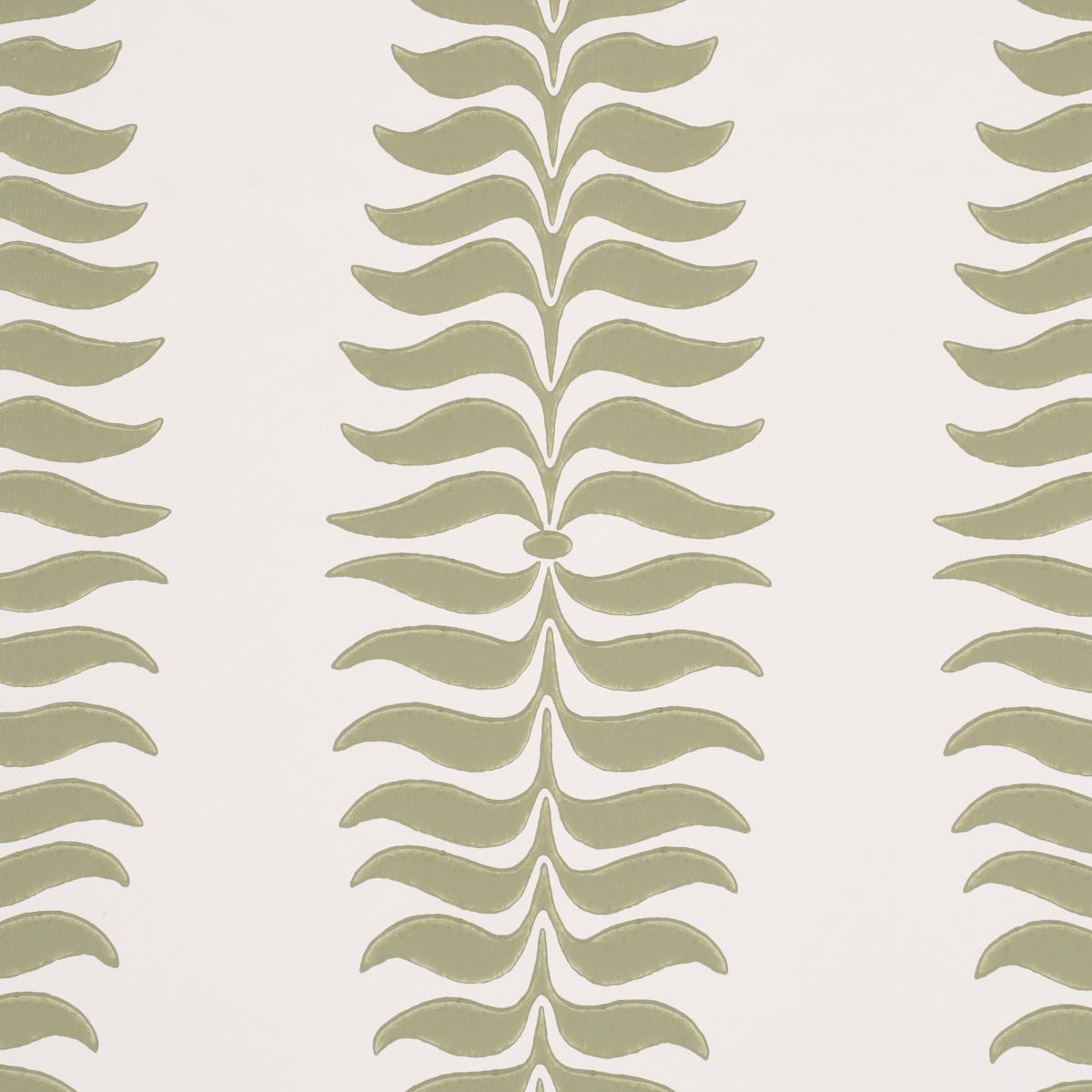 Schumacher Fern Tree Sage Wallpaper