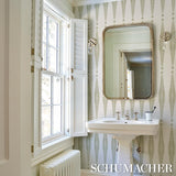 Schumacher Fern Tree Sage Wallpaper