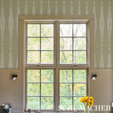 Schumacher Fern Tree Olive Wallpaper