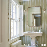 Schumacher Fern Tree Olive Wallpaper