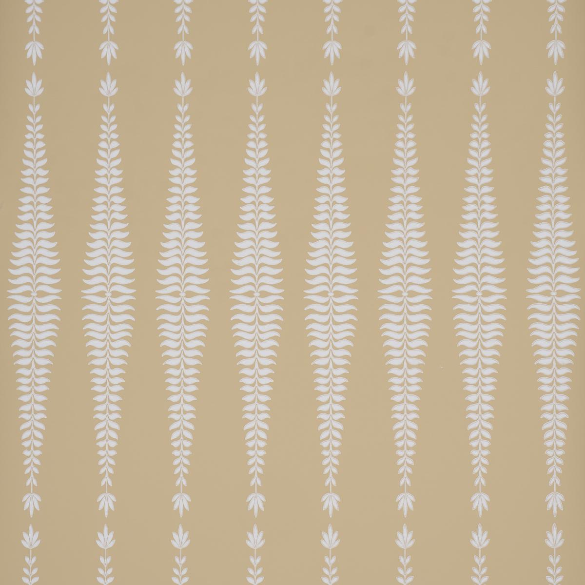Schumacher Fern Tree Ochre Wallpaper