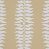 Schumacher Fern Tree Ochre Wallpaper
