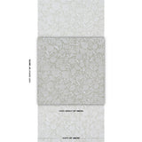 Schumacher Chrysanthemum Sisal Seaglass Wallpaper