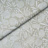 Schumacher Chrysanthemum Sisal Seaglass Wallpaper