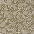 Schumacher Chrysanthemum Sisal Juniper Wallpaper