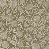 Schumacher Chrysanthemum Sisal Juniper Wallpaper