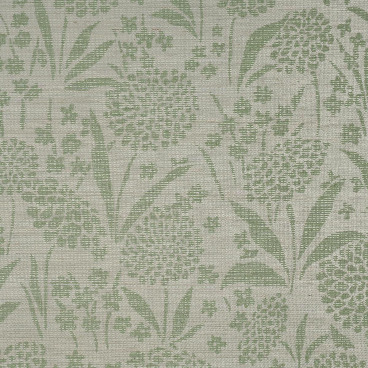Schumacher Chrysanthemum Sisal Willow Wallpaper