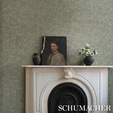 Schumacher Chrysanthemum Sisal Willow Wallpaper