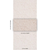 Schumacher Etched Fern Brown Wallpaper