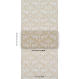 Schumacher Woodland Leopard Sisal Beige Wallpaper