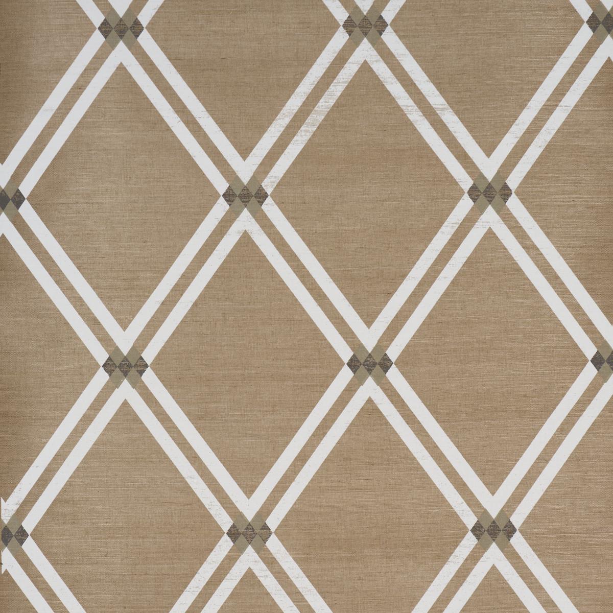 Schumacher Asolo Sisal Sepia Wallpaper