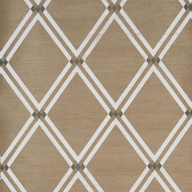 Schumacher Asolo Sisal Sepia Wallpaper
