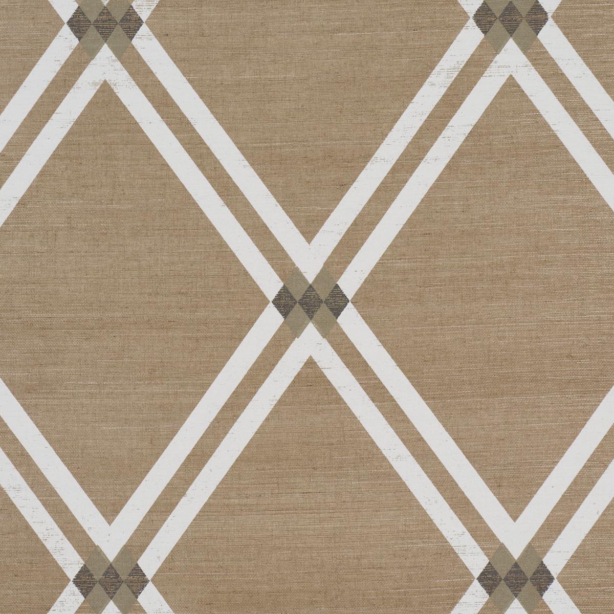 Schumacher Asolo Sisal Sepia Wallpaper
