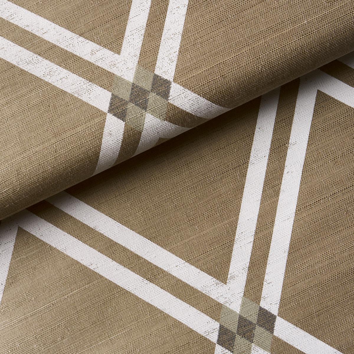 Schumacher Asolo Sisal Sepia Wallpaper