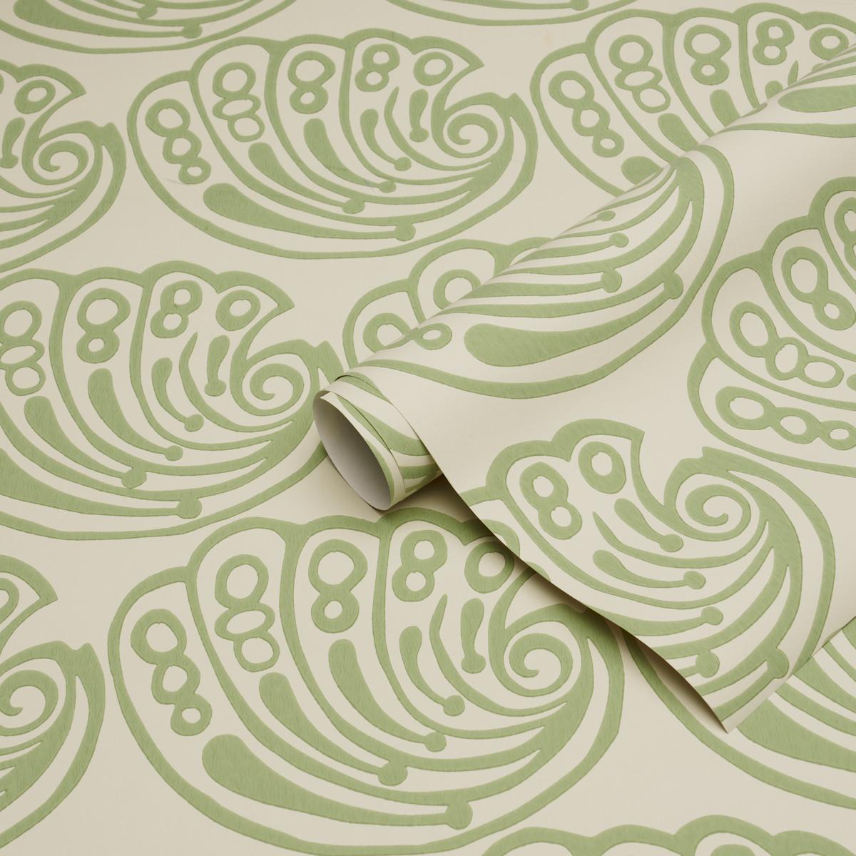 Schumacher Ramsgate Seaweed Wallpaper