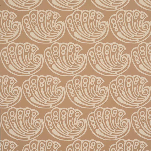 Schumacher Ramsgate Tan Wallpaper
