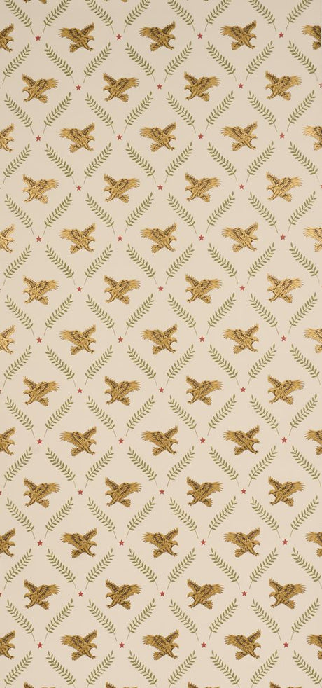 Schumacher Lolaire Ivory Wallpaper