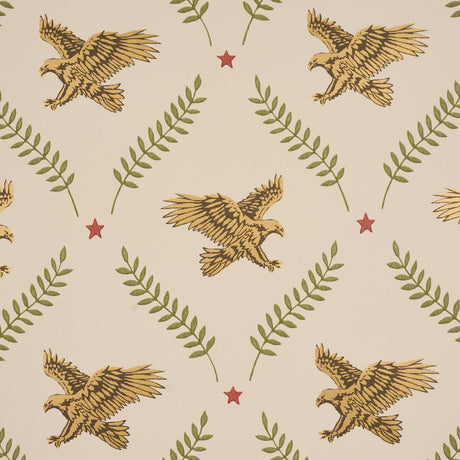 Schumacher Lolaire Ivory Wallpaper