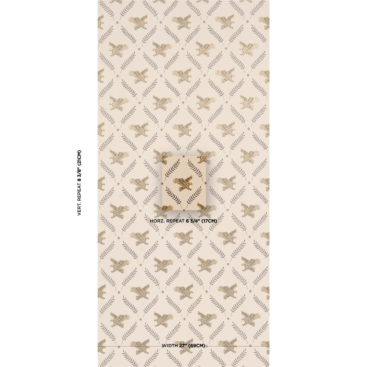 Schumacher Lolaire Document Wallpaper
