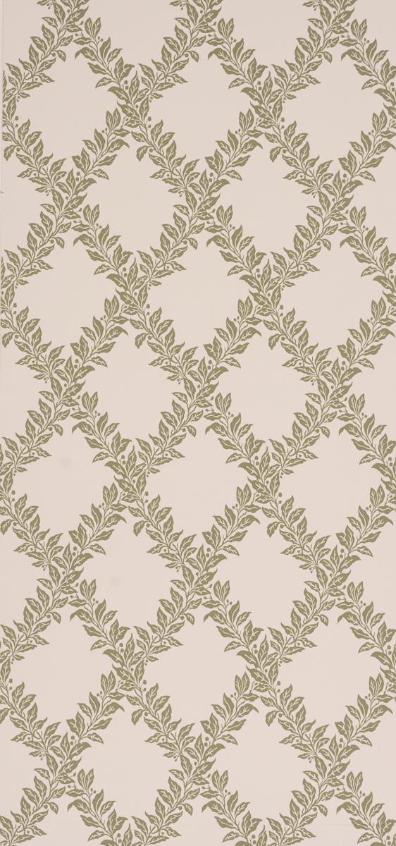 Schumacher Tyninghame Trellis Sage Wallpaper