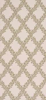 Schumacher Tyninghame Trellis Sage Wallpaper
