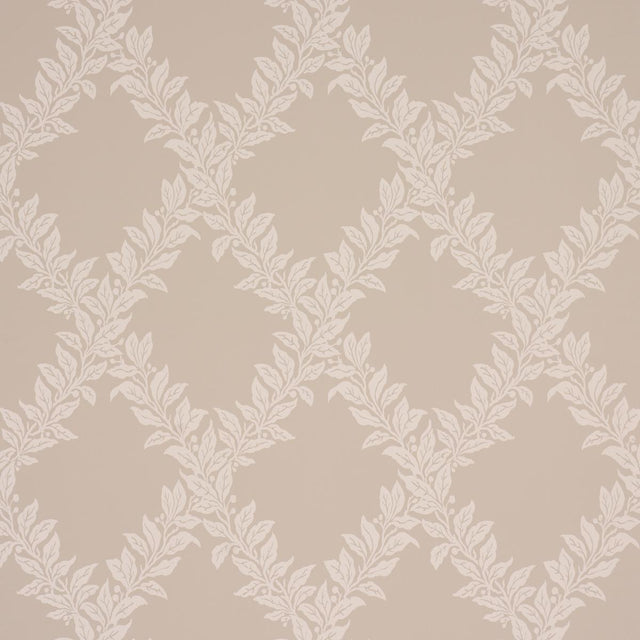 Schumacher Tyninghame Trellis Neutral Wallpaper