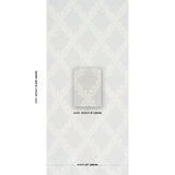 Schumacher Tyninghame Trellis Sky Wallpaper