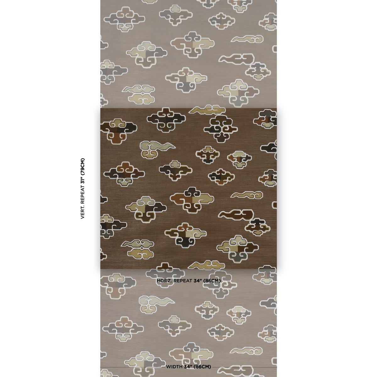Schumacher In Dreams Sable Wallpaper