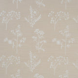 Schumacher Lisbeth Embroidered Sisal Pearl Wallpaper