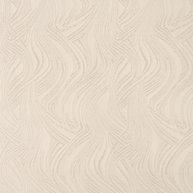 Schumacher Quilted Waves Wallcovering Dune Wallpaper