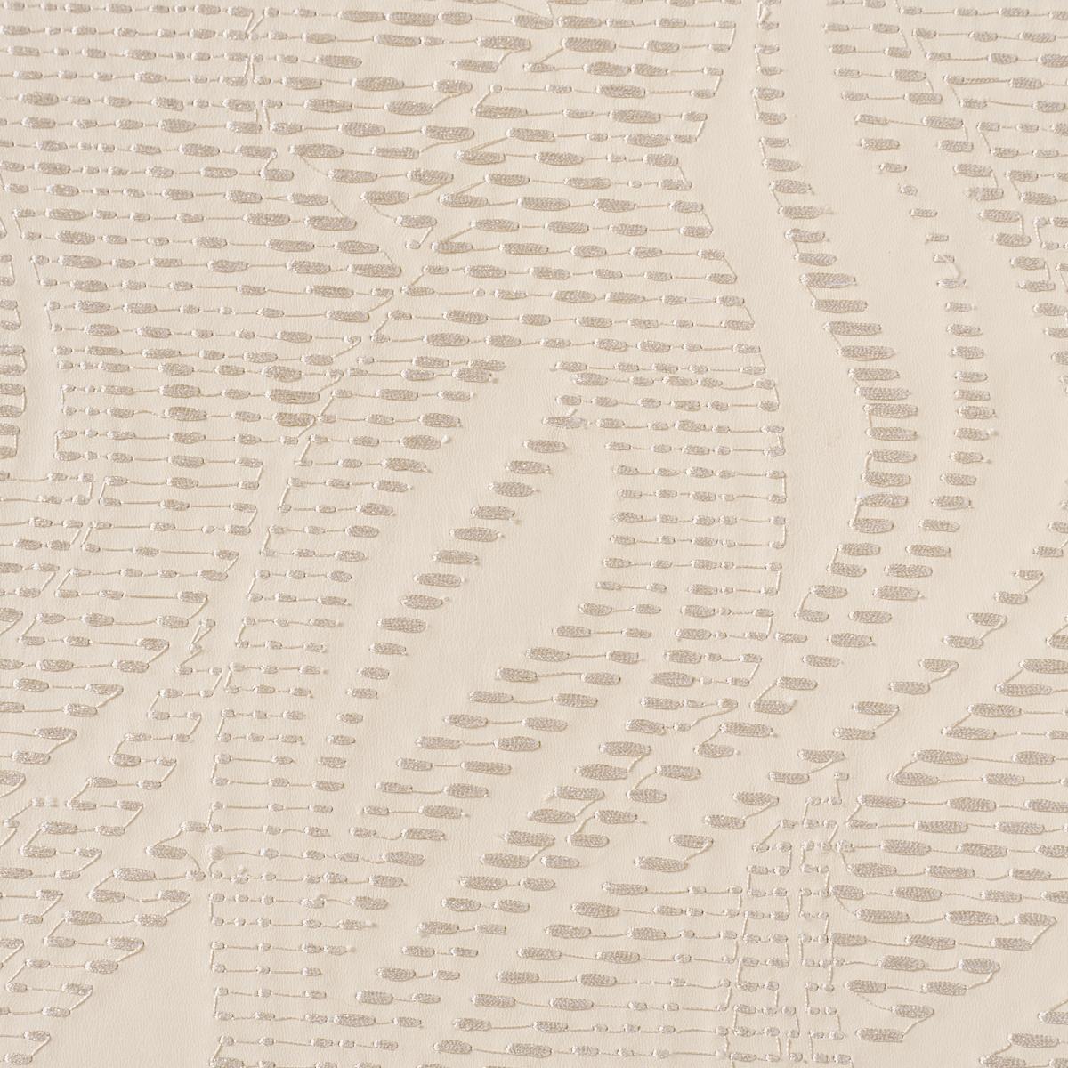 Schumacher Quilted Waves Wallcovering Dune Wallpaper