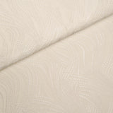Schumacher Quilted Waves Wallcovering Dune Wallpaper