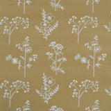 Schumacher Lisbeth Embroidered Sisal Olive Wallpaper