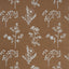 Schumacher Lisbeth Embroidered Sisal Brown Wallpaper